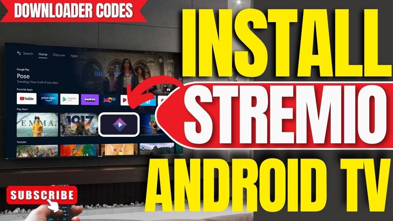 ✅Как установить приложение Stremio на любой Android TV (код загрузки 2026)
