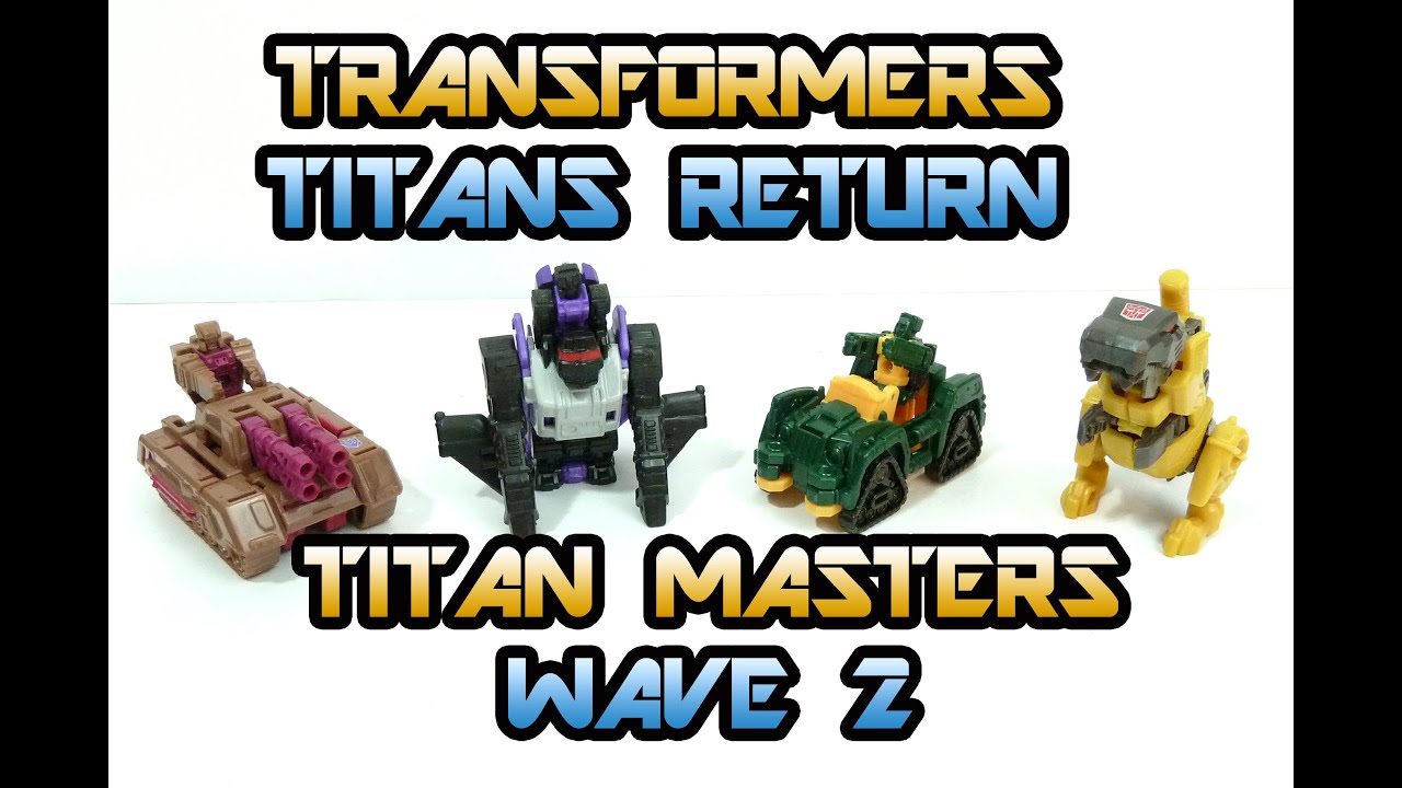TRANSFORMERS TITANS RETURN TITAN MASTERS WAVE 2 TOY REVIEW