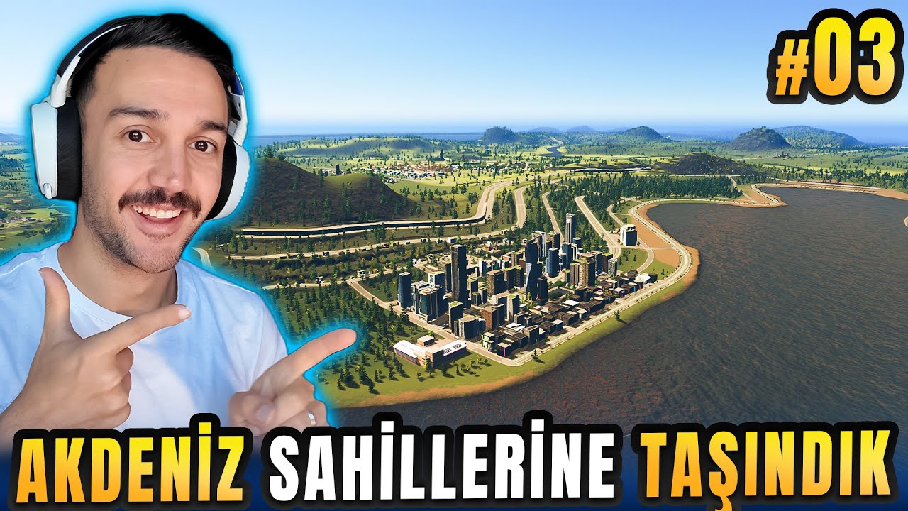 AKDENİZ SAHİLLERİNE GÖKDELENLER DİKİYORUZ 🌴🏙️ | Cities Skylines #3