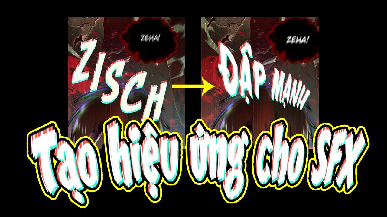 Tutorial | Tạo hiệu ứng cho SFX Webtoon