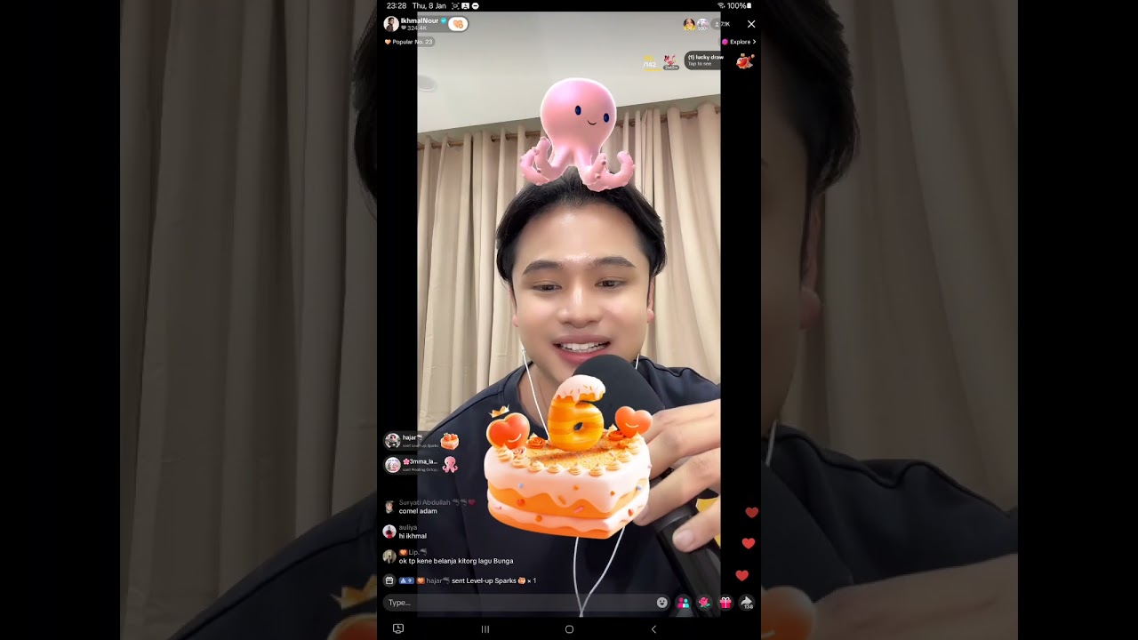 IKHMAL NOUR TIKTOK LIVE - (08/01/2026)