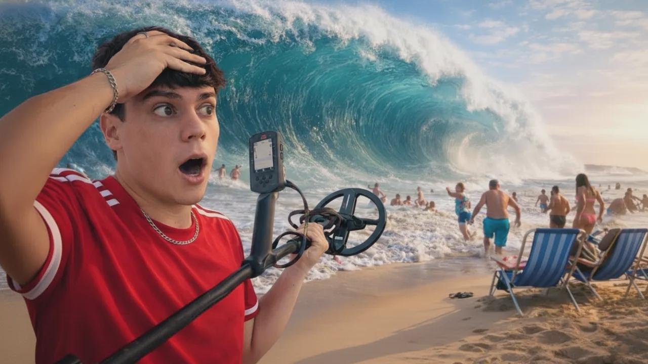 Treasure Hunting on the Beach After a Tsunami