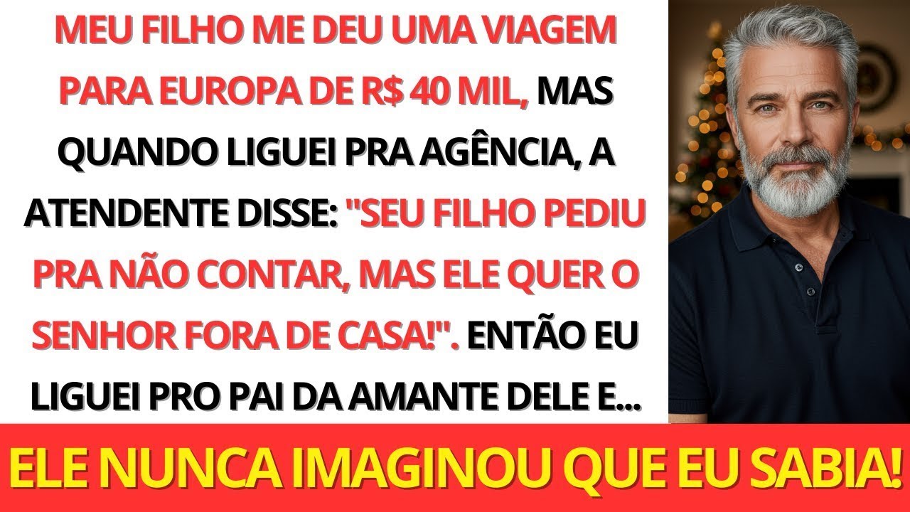 No Natal, Meu Filho me deu uma Viagem Para a Europa, Mas eu Convidei o Sogro Dele…