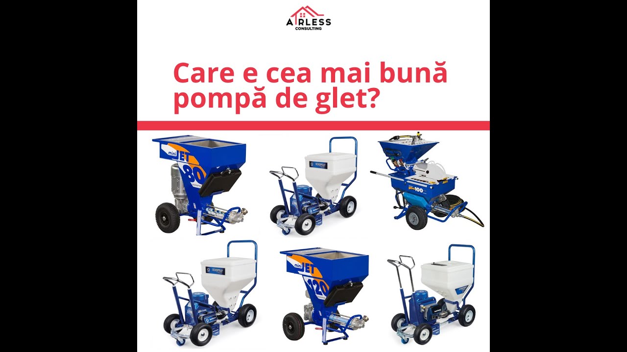 Care e cea mai buna pompa de glet?