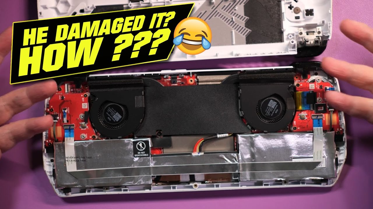 ROG ALLY Teardown / SSD Replacement DAMAGED? HOW?