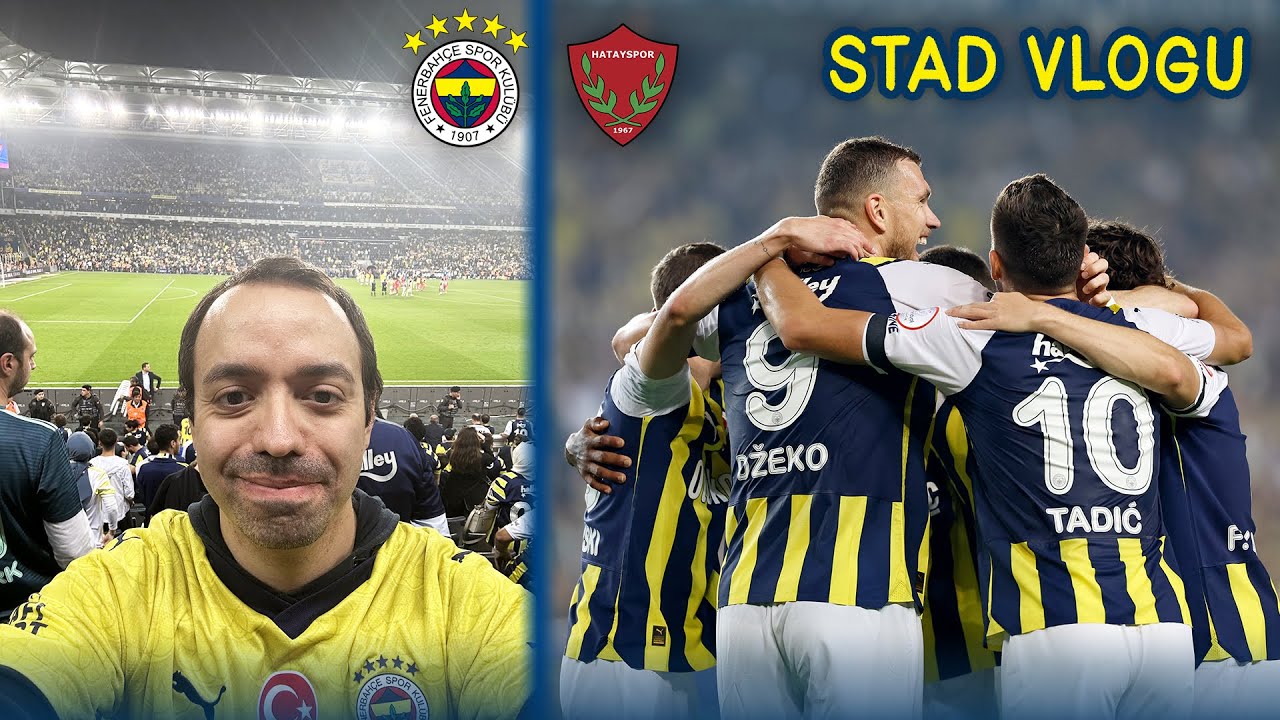 Fenerbahçe vs. Hatayspor | En İyi Lig Başlangıcı Rekorunu Kırdık | Stadyum Vlogu | 4k