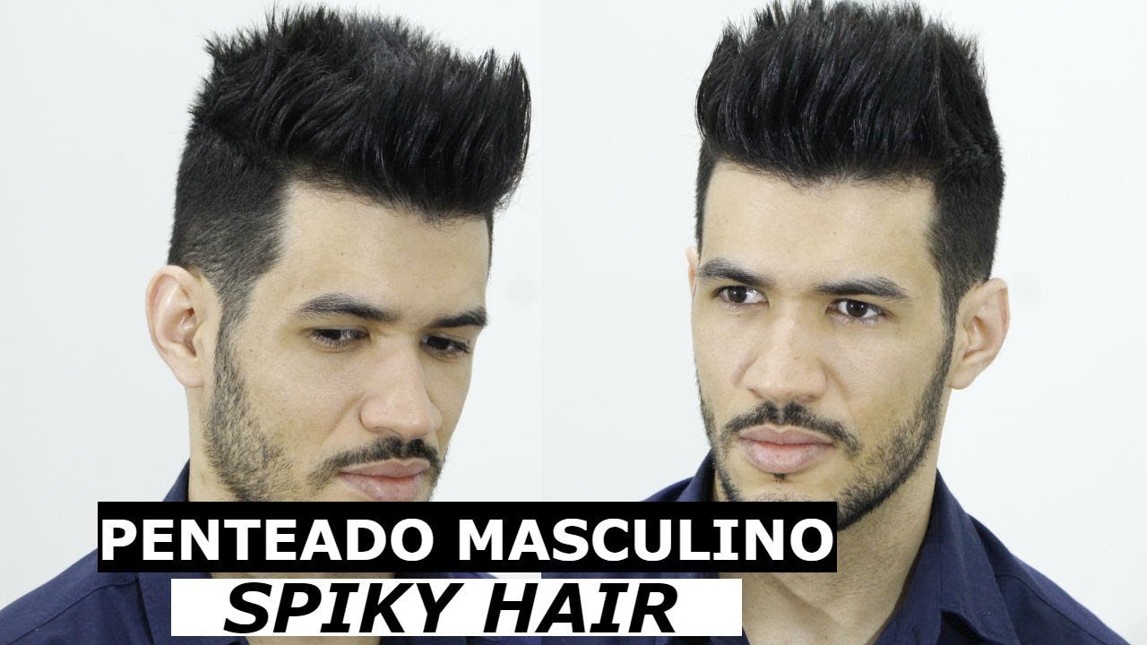 Como Fazer um Penteado Spiky Hair | Cabelo Espetado (Passo a Passo) | Penteado Masculino