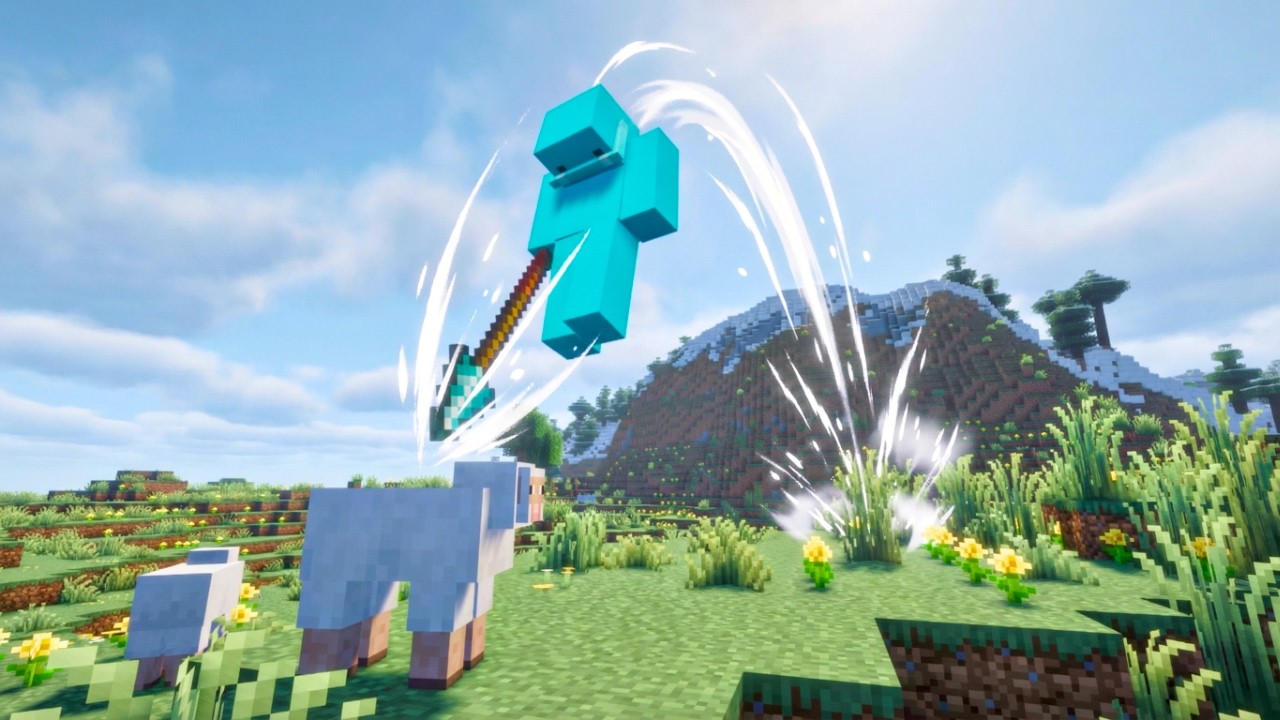 Minecraft, но я не могу перестать прыгать.
