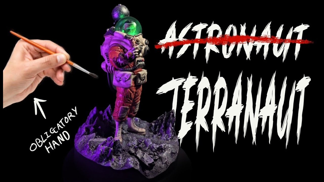 Exploring a strange alien world. I make a Terranaut .