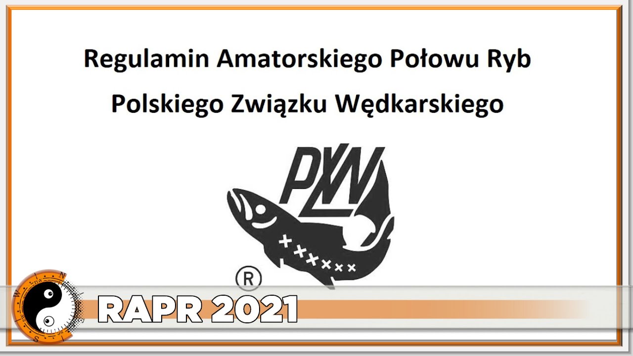 RAPR PZW 2021 Regulamin Amatorskiego Połowu Ryb - Okręg Poznań