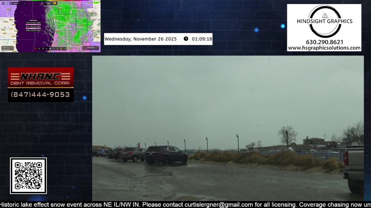 WE'RE LIVE in Grand Haven, MI 🌊, watching HUGE waves crash against the lighthouse.