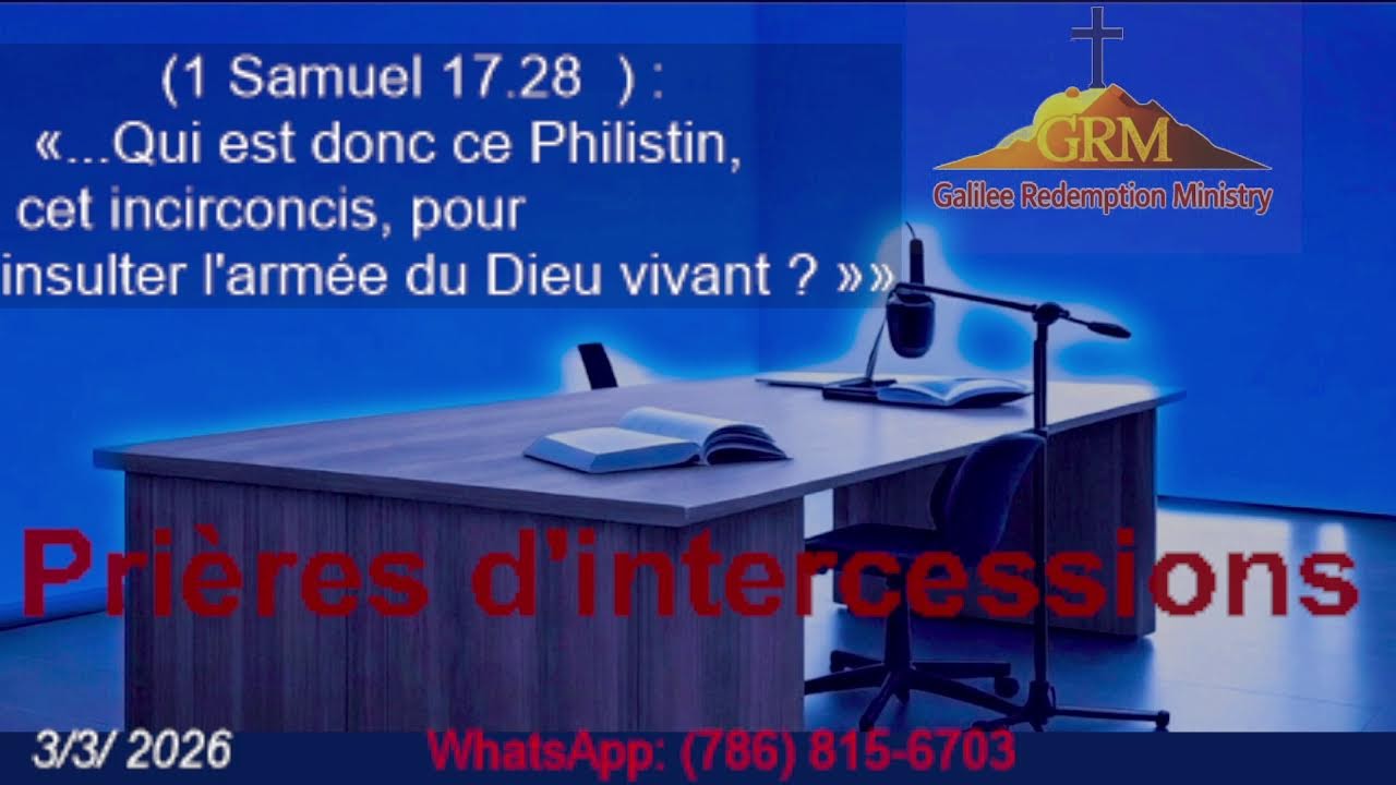 Live :  prières d’intercessions