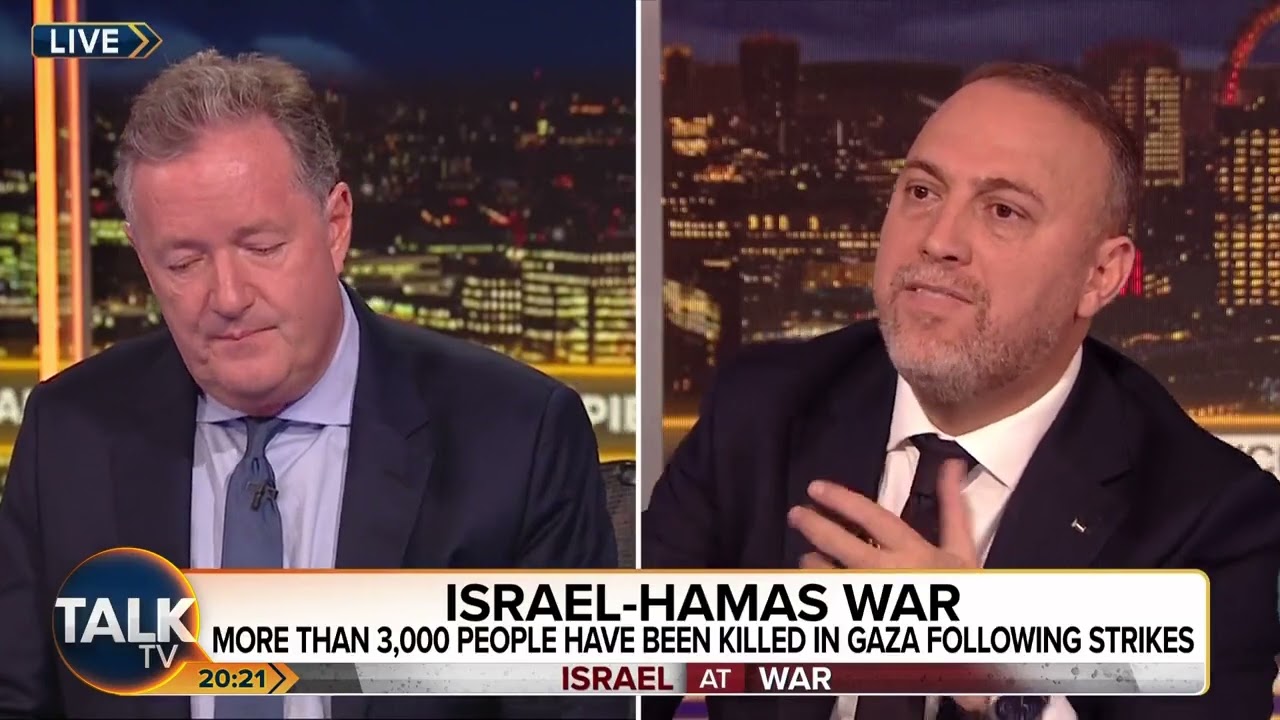 Piers Morgan clashes with Palestinian Ambassador