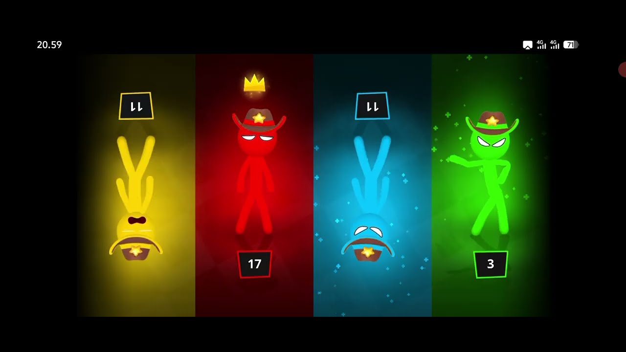 stickman Party - Gameplay Part 7 acak lucu Minigame 1 2 3 4