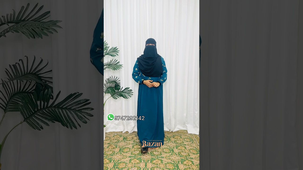 Modern abaya gown #ladiesdress #abaya #abayagirl #modestywear #pardha