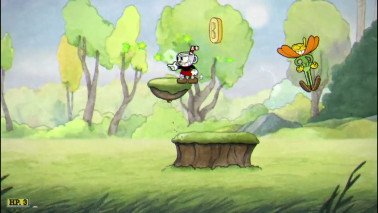 Cuphead con el peor daño parte 1