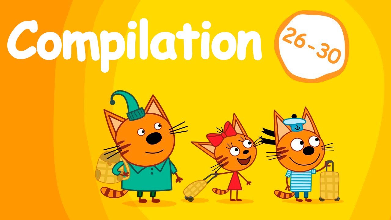 La Famille Chat | Compilation des épisodes 26-30  | Dessins animés pour enfants