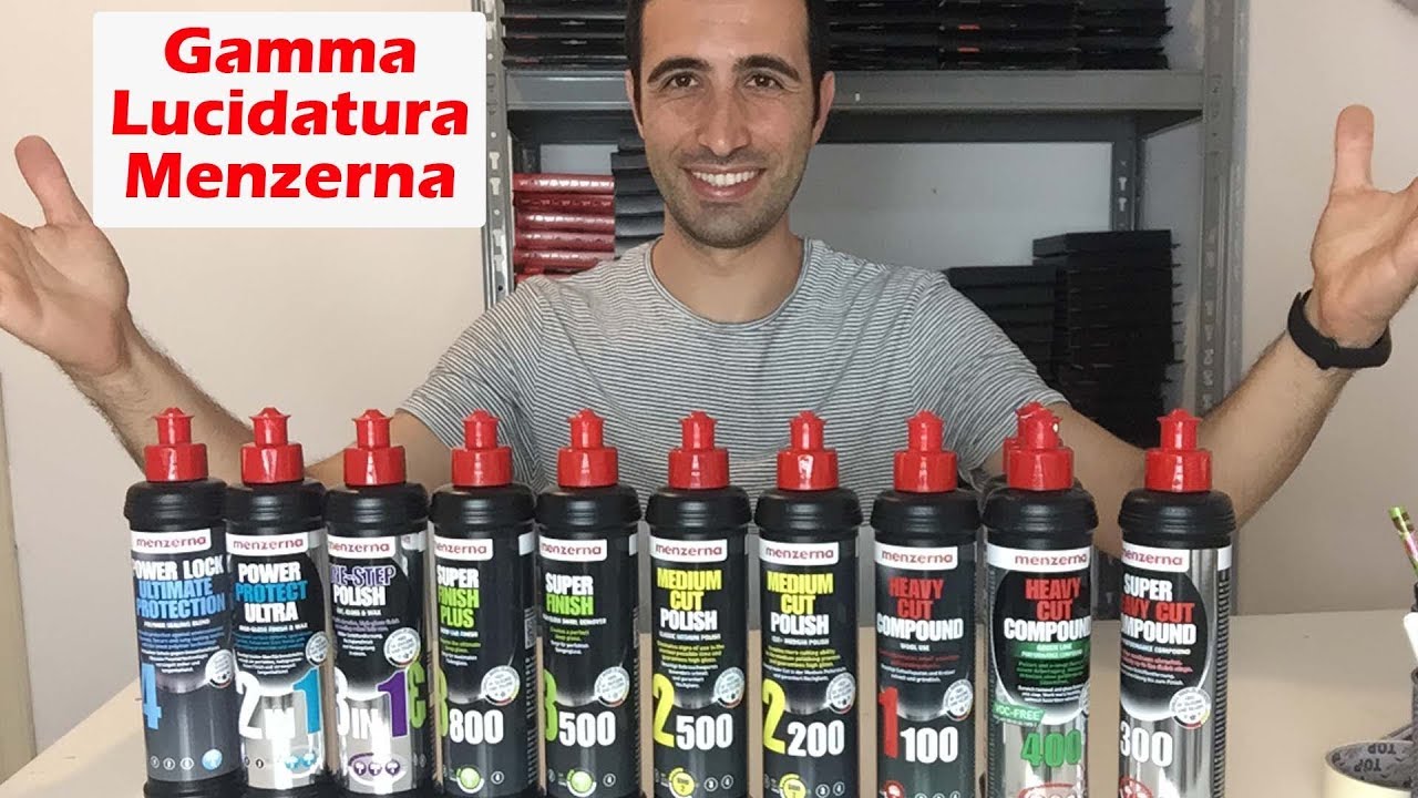 Scopriamo insieme la gamma Menzerna - Compound, polish e protettivi!