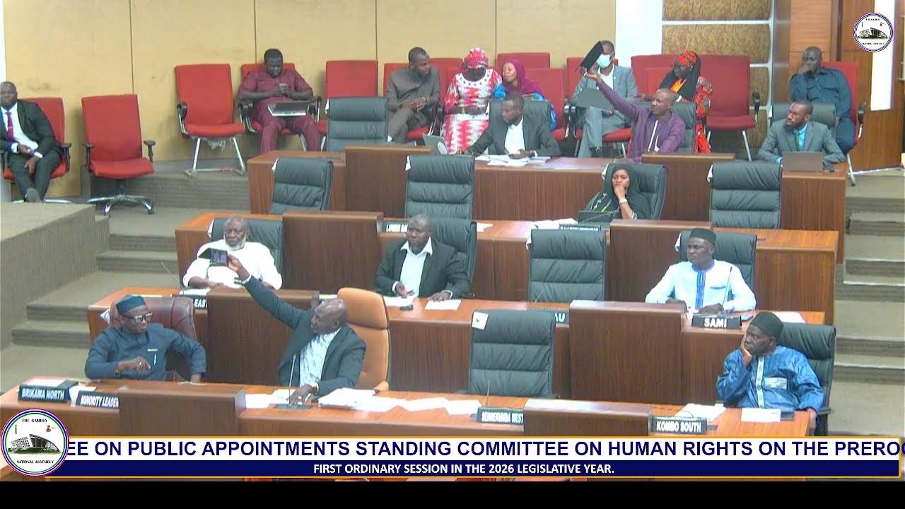 FIRST ORDINARY SESSION IN THE 2026 LEGISLATIVE YEAR.