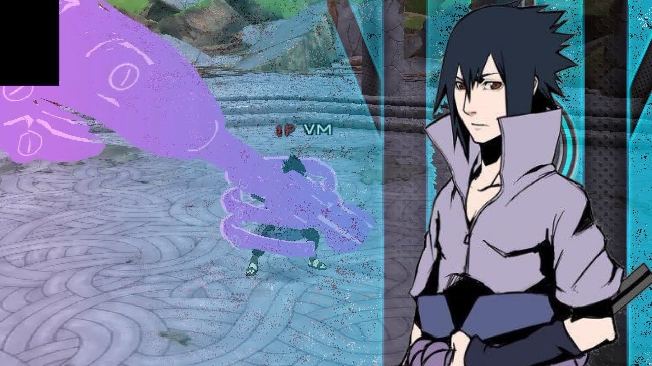 Mod sasuke mangekio+Susano'o+ ulti mod naruto impact