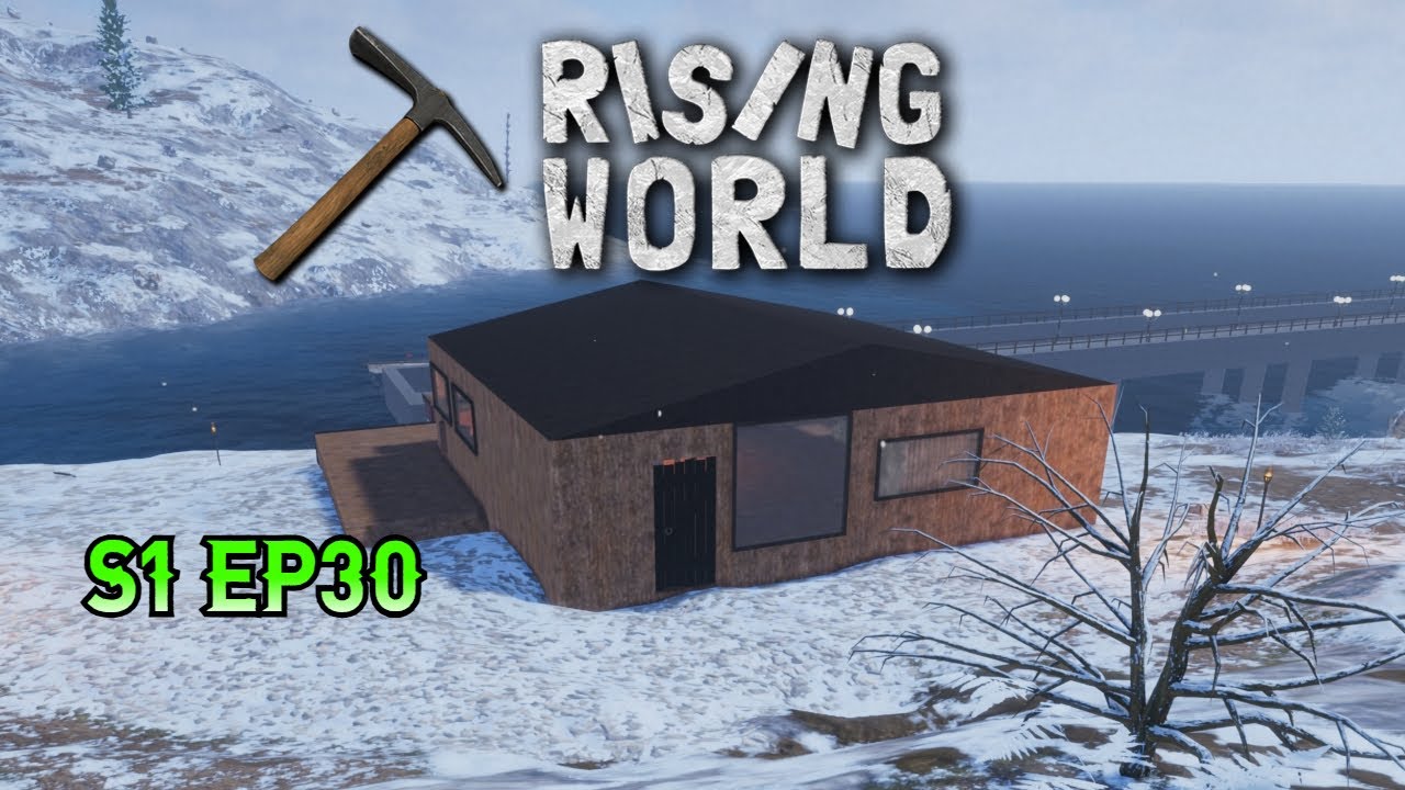 Building the Ultimate Arctic Home! Massive Window Wall & Porch 🧊🏡 | Rising World Gameplay S1 Ep30