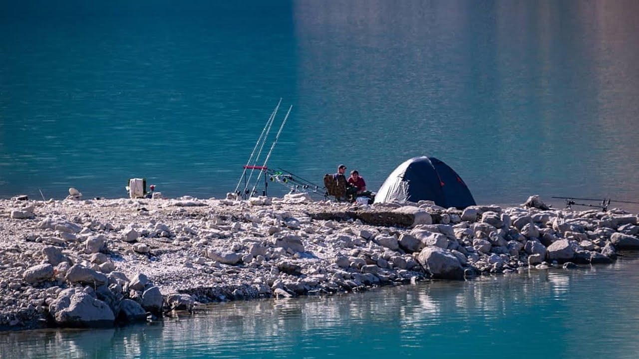 Ловля сазана на диком водоёме. Ирганайское водохранилище.