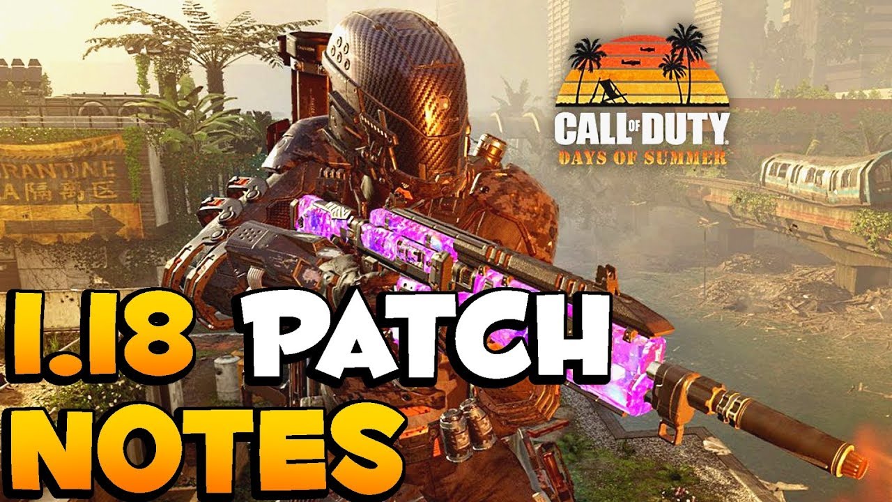 Huge 1.18 Update Patch Notes CoD BO4 | New Weapons Map and More