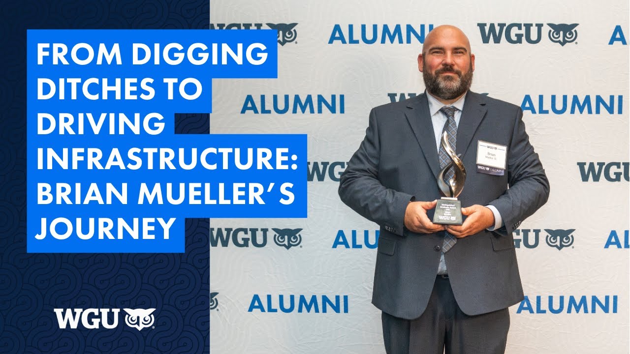 From Digging Ditches to Driving Infrastructure: Distinguished Graduate Brian Mueller’s Journey