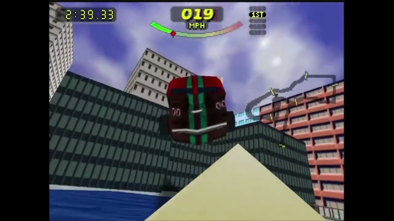 Rush 2 USA: NY Downtown Track - All Collectibles (4:10.99) - Keys/Cans Speedrun
