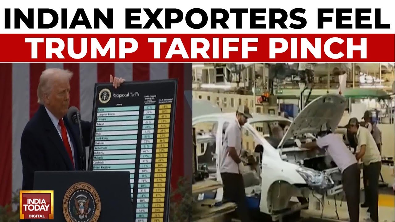 Trump's Tariffs Hit Indian Exporters; $47.5 Billion Impact Feared Across Multiple Sectors