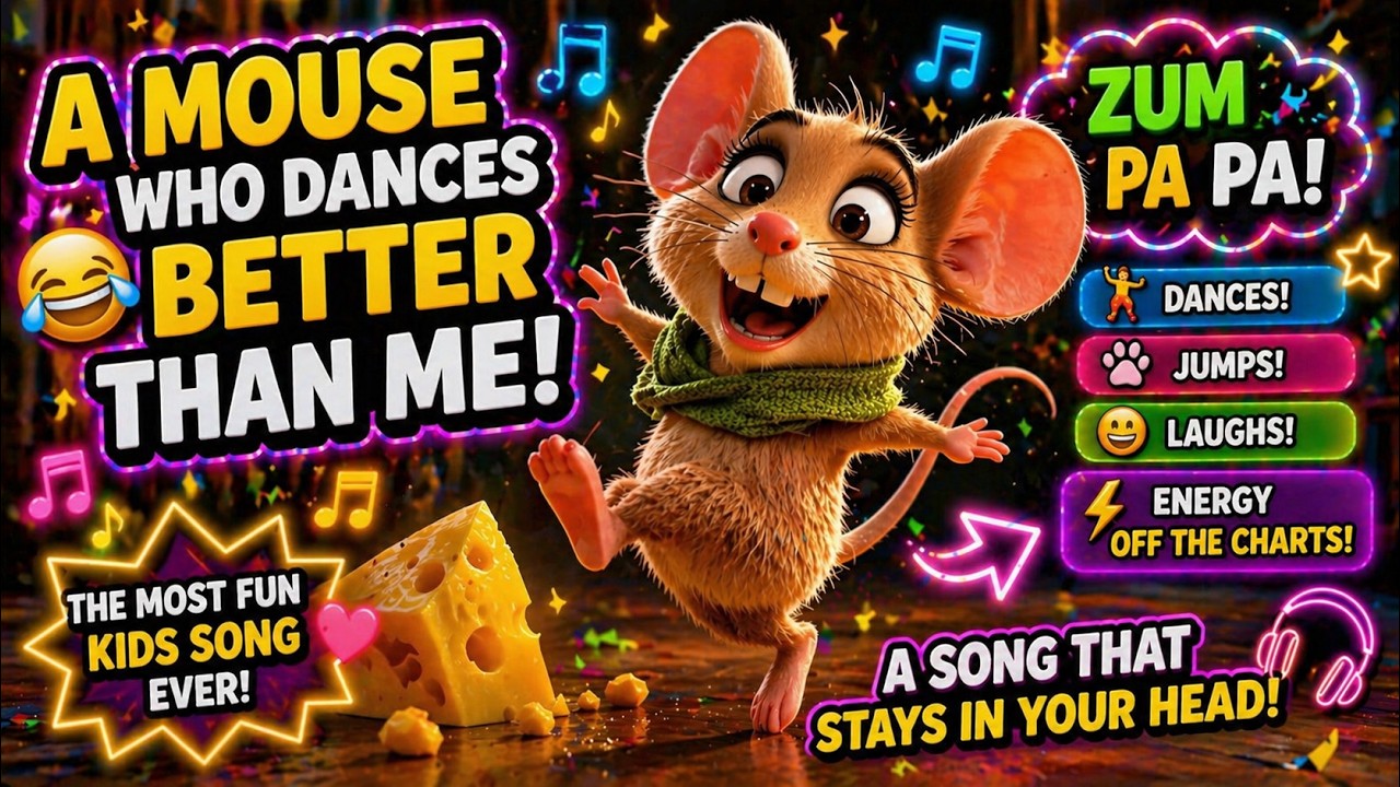 Little Mouse 🐭 | Fun Kids Dance Song | Sing & Move Along | Ricco Bambini 🎵