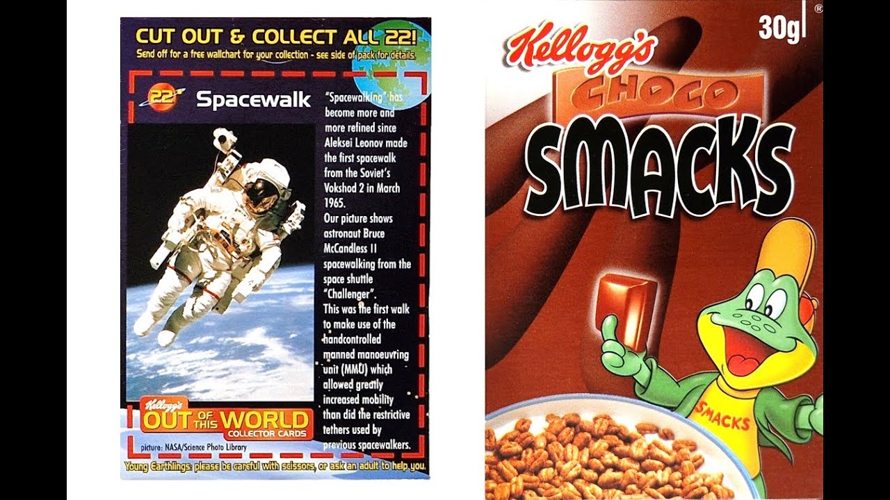 Kelloggs Variety Out Of This World Collectors Cards & Adverts (1999)