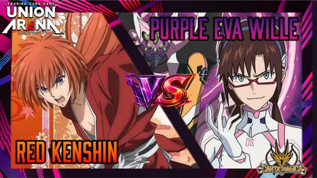 Carta Magica Union Arena Kagurabachi Release Event Finals 🔥 Red Kenshin VS Evangelion Wille 🔥.