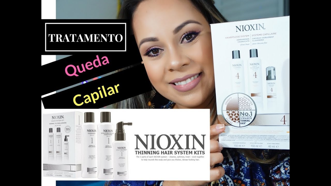 NIOXIN - ACABA COM A QUEDA E FORTALECE O CABELO