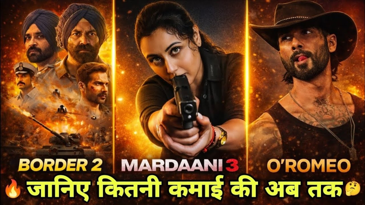 O Romeo 4 Days Worldwide Collection 🔥 Border 2 25 Days Box Office | Mardaani 3 Total Earnings !! 