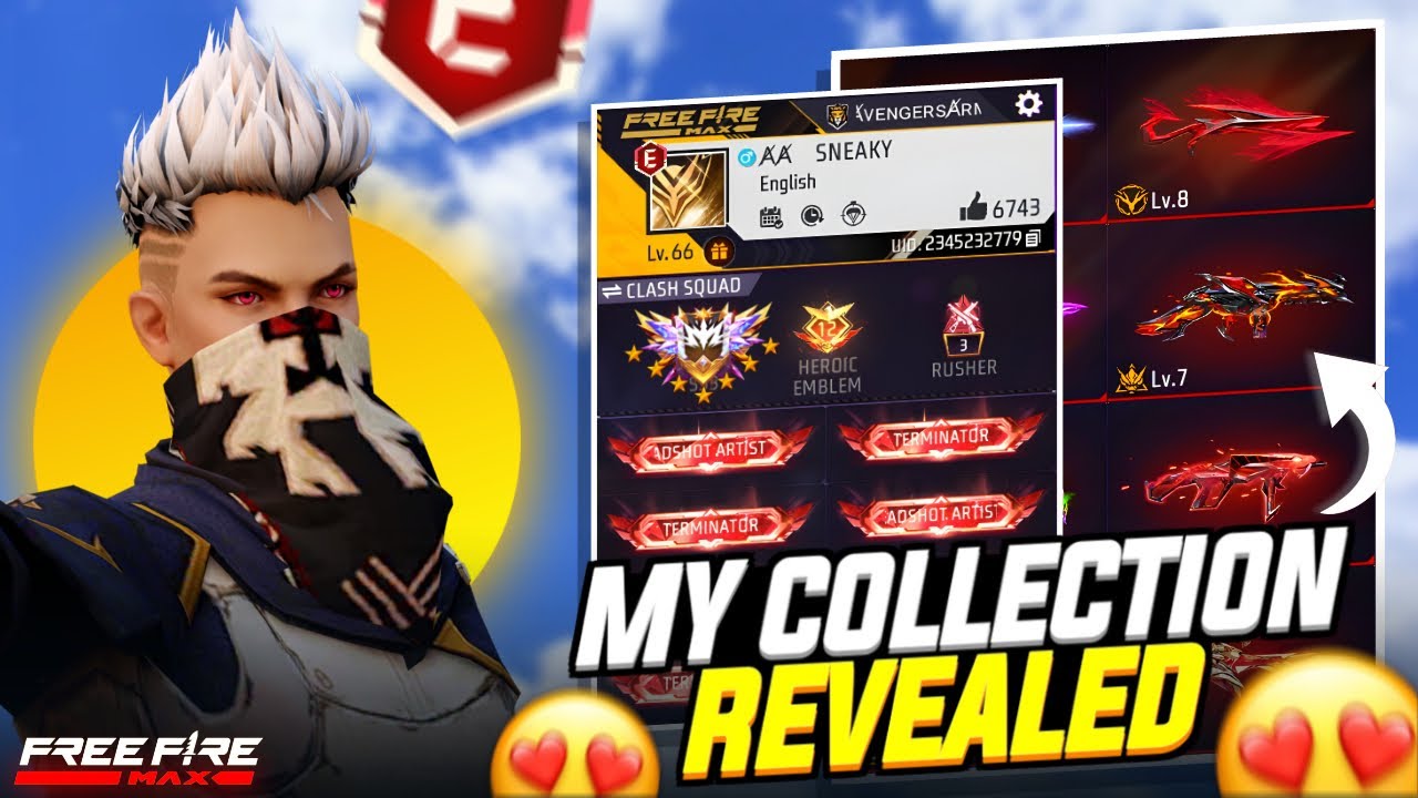 MY $1 CRORE FREE FIRE ID COLLECTION 🤑 REVEALED 😱 | EXPENSIVE COLLECTIONS 🤯 | FREE FIRE MAX