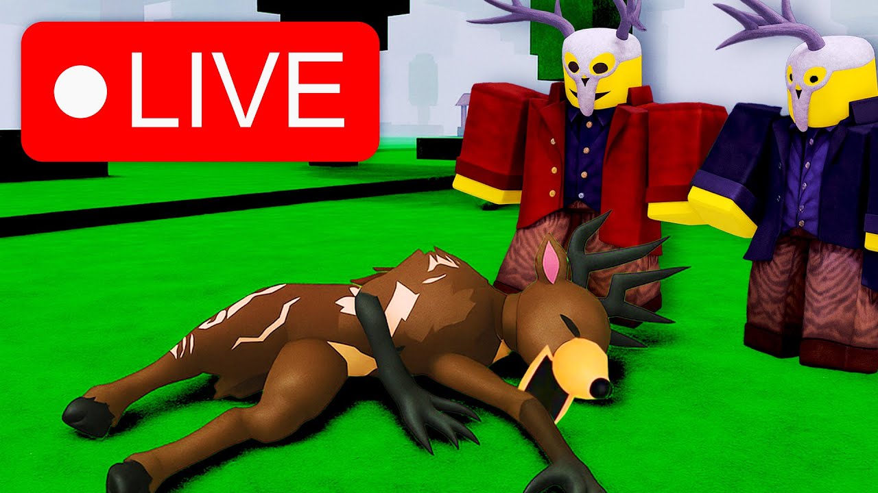 99 Nights In The Forest THE DEER IS HURT (Join Me - Roblox LIVE)