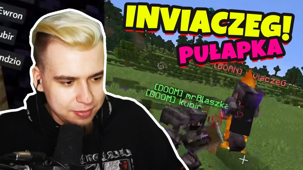 MANDZIO w PUŁAPCE - INVIACZEG POKONAŁ PRAWIE WSZYSTKICH w MINECRAFT na KWADRATOWEJ MASAKRZE