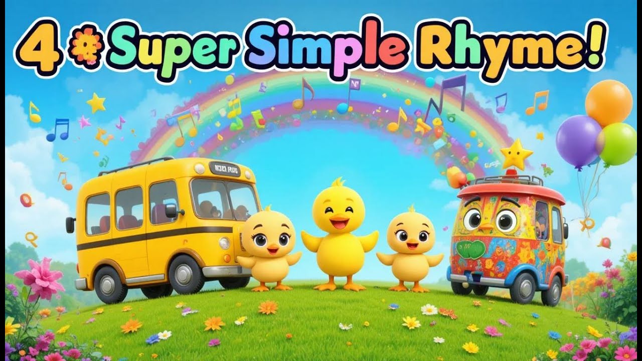 4 SUPER SIMPLE Rhymes to Teach Your TODDLER Today