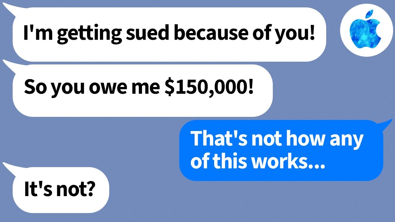 【Apple】Бойфренд моей неверной жены думал, что может подать на меня в суд (но я сам подавал на нег...