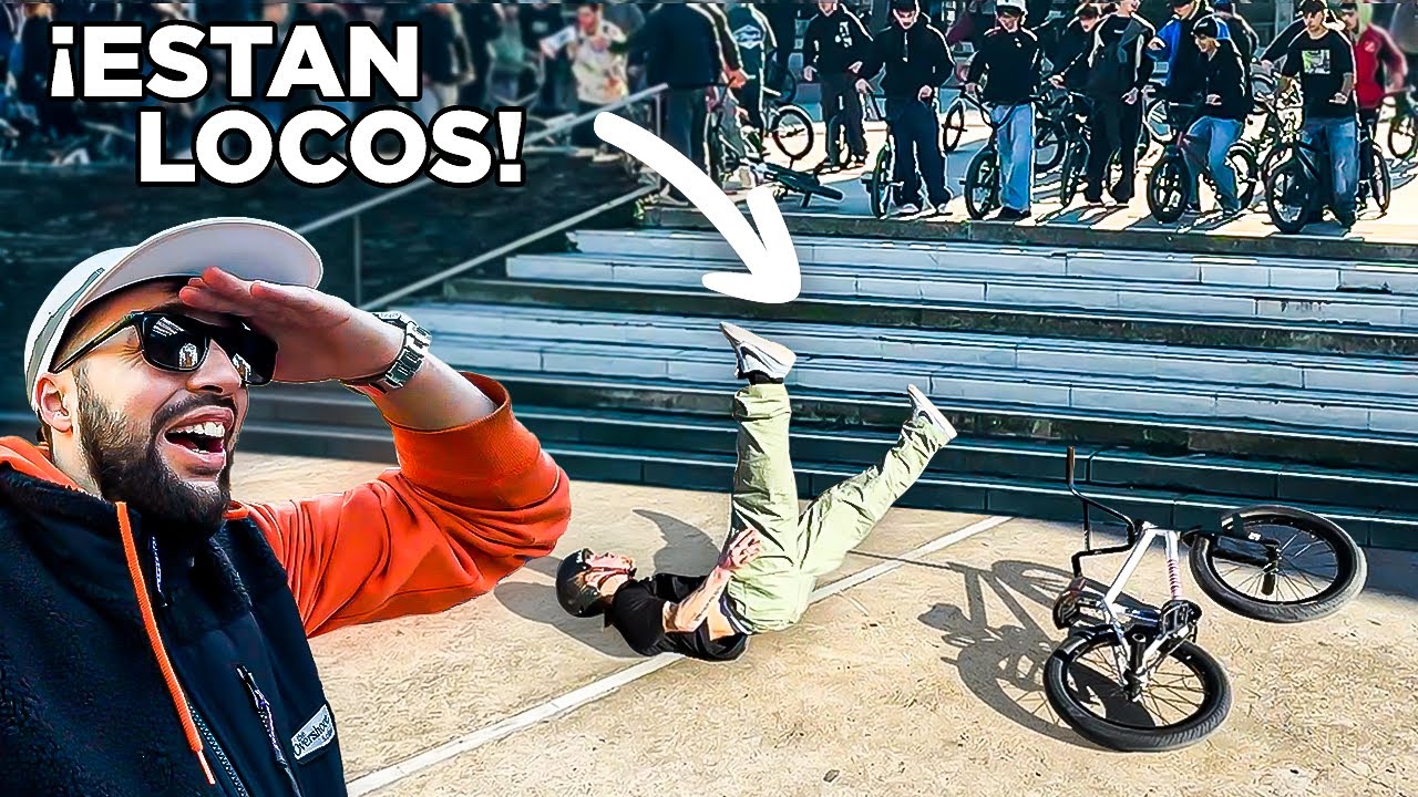 LA QUEDADA MÁS EXTREMA DE BARCELONA 🧨 LUS24 BMX STREET JAM