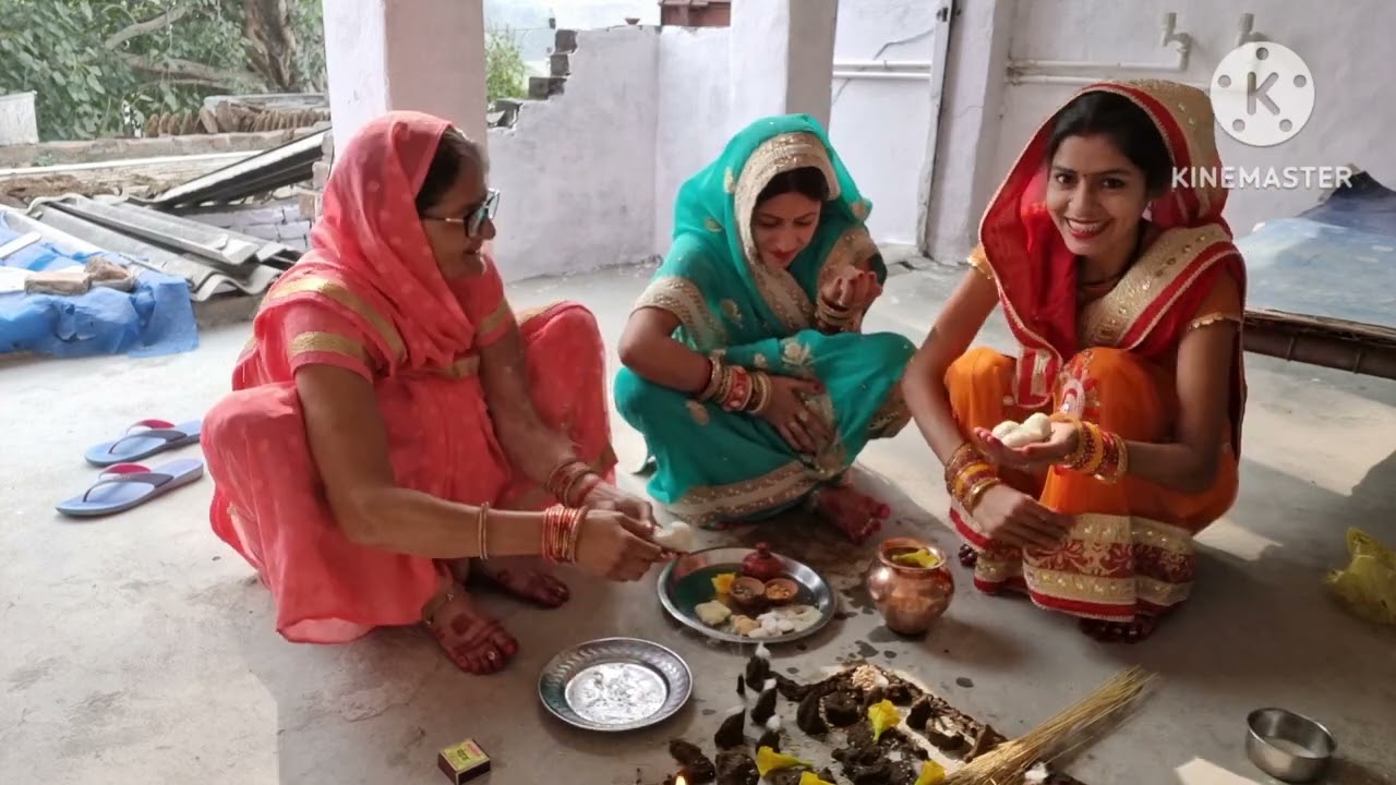 चिरैया गौर की पूजा सासु माँ जी के साथ 🐦🙏🌺🏵 #2023 #vlog #viral #views @dishikamishra1184 ll