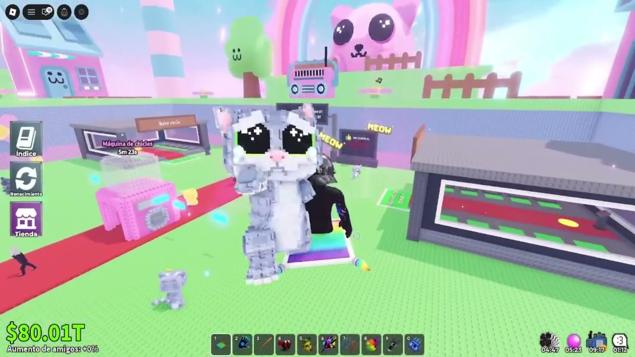 Consegui al GATITO MIAU en roba un Brainrot!!!!!
