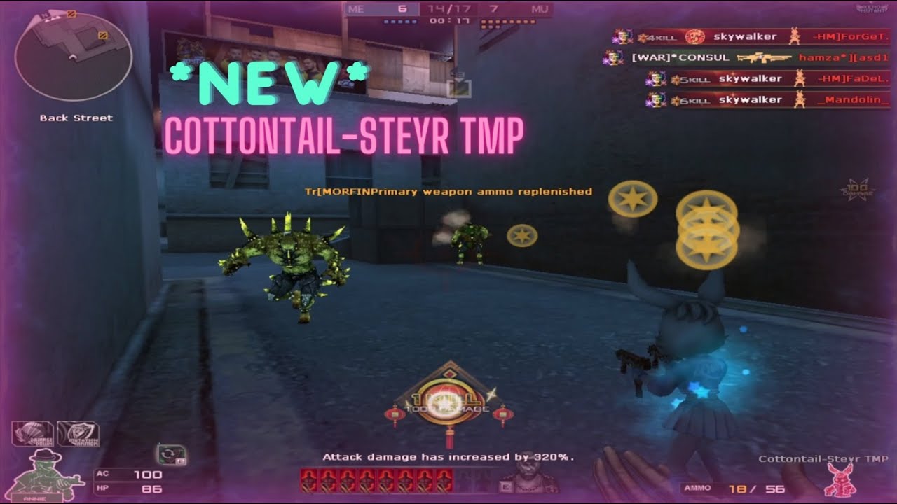 CrossFire West: HMX Cottontail Steyr TMP gameplay | made by skywalker