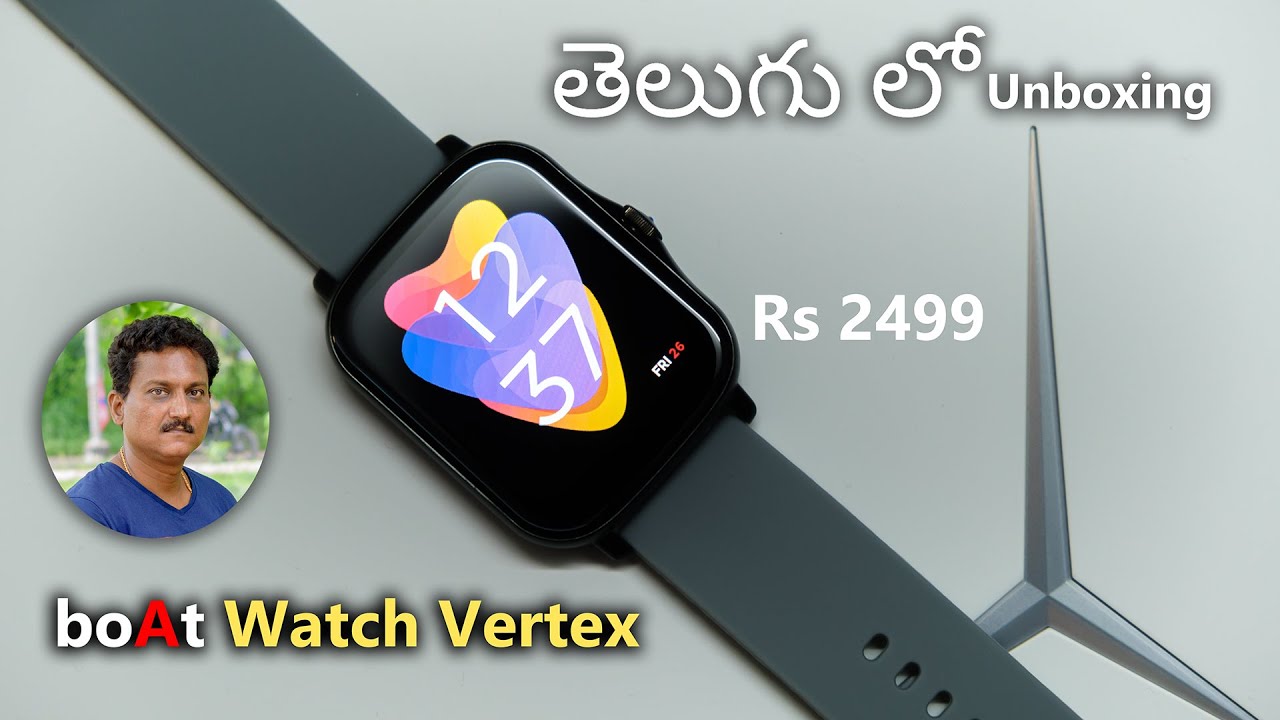 boAt Watch Vertex for 2499 Only 🤩 Unboxing in Telugu...