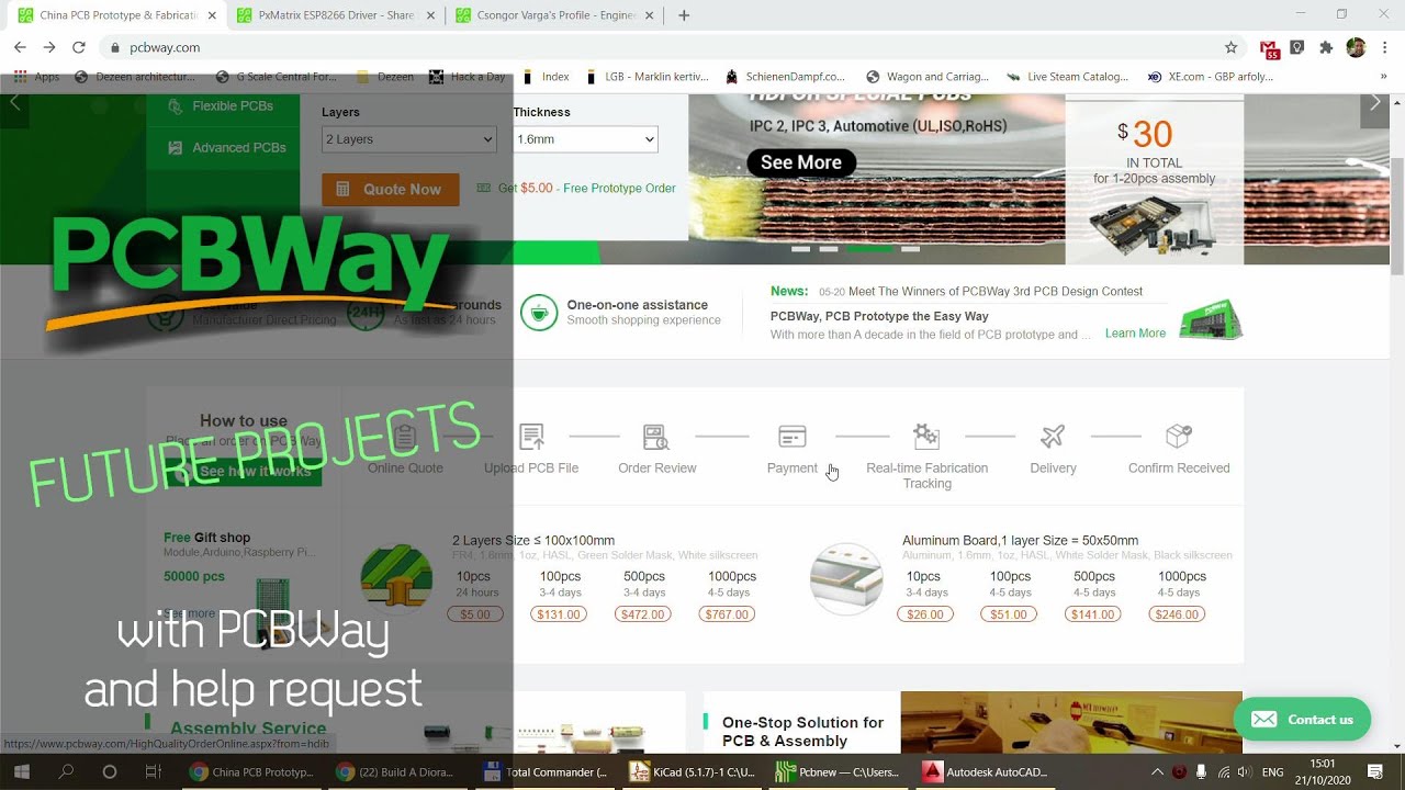 Future PCB projects with PCBWay