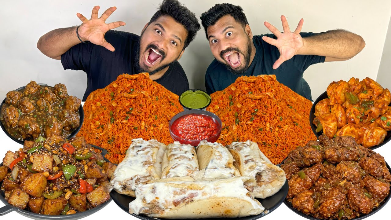 Корейская картофельная лапша, момосы с курицей в остром масле, лапша по-сычуаньски с курицей и ри...