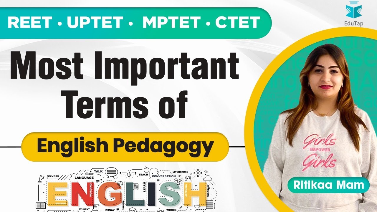 REET/ UPTET /MPTET/ CTET | Most Important Terms of English Pedagogy | English Pedagogy