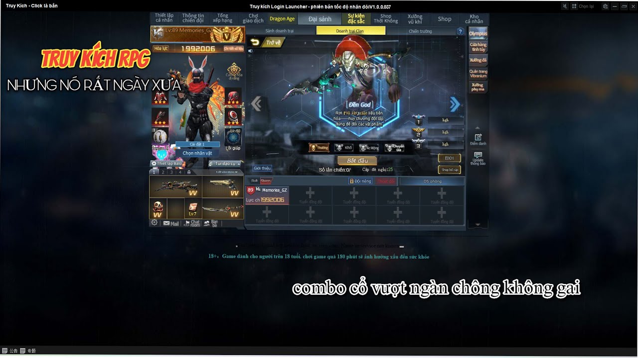 Truy Kích RPG nhưng tôi nhớ về ngày xưa | Xạ Thủ GZ