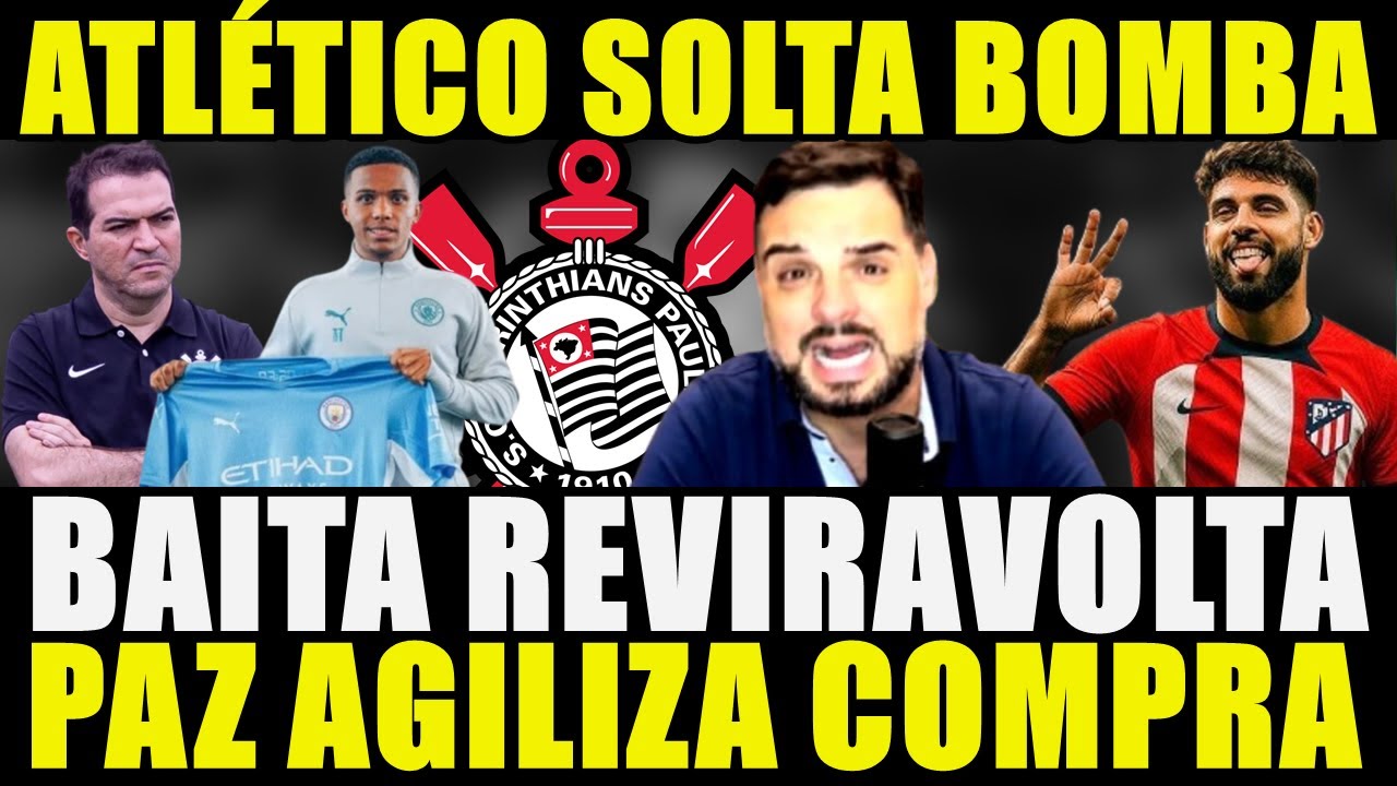 BAITA REVIRAVOLTA!!! MARCELO PAZ AGILIZA COMPRA | ATLÉTICO DE MADRID SOLTA BOMBA E MAIS...